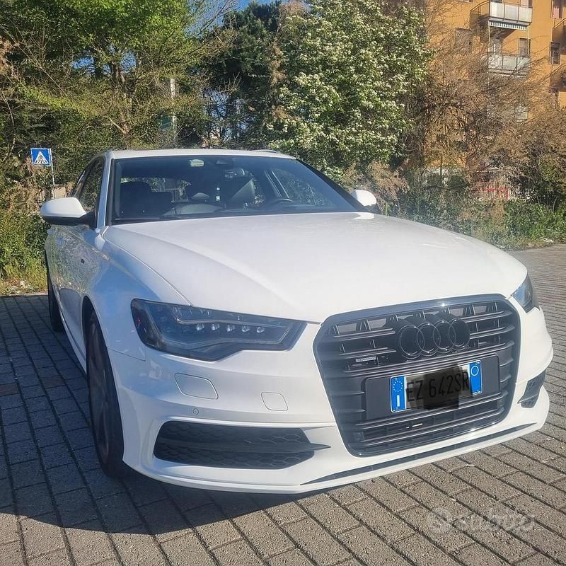 Usata Audi A6 S-Line 245 CV (180 kW) 2012 Bianco Station wagon