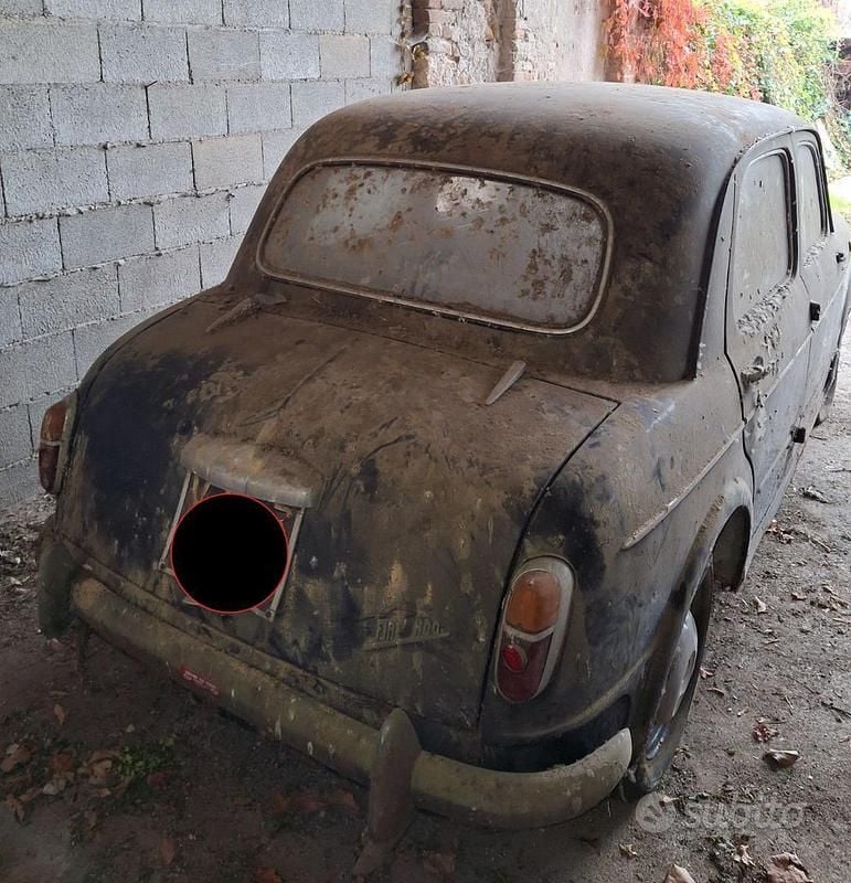 Usata Fiat 1100 1950 Nero Berlina