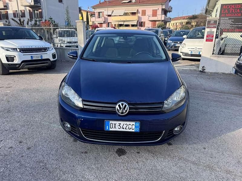 Usata VW Golf VI Highline 122 CV (89 kW) 2009 Blu scuro Utilitaria