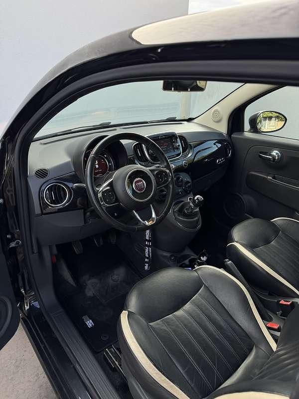 Usata Fiat 500 Lounge 105 CV (77 kW) 2016 Nero Utilitaria