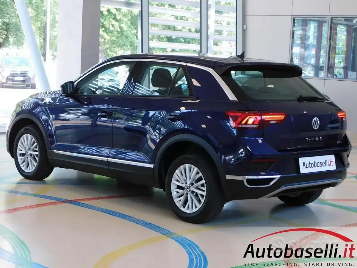 Usata VW T-Roc Advance 150 CV (110 kW) 2018 Blu SUV