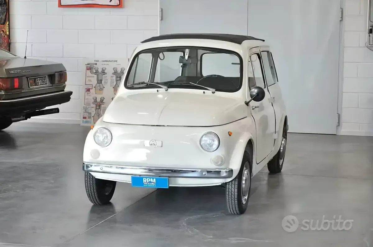 Usata Autobianchi Bianchina 19 CV (13 kW) 1970 Bianco Utilitaria
