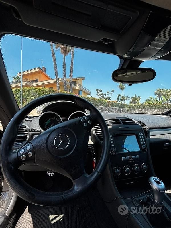 Usata Mercedes SLK200 163 CV (119 kW) 2008 Nero Cabrio