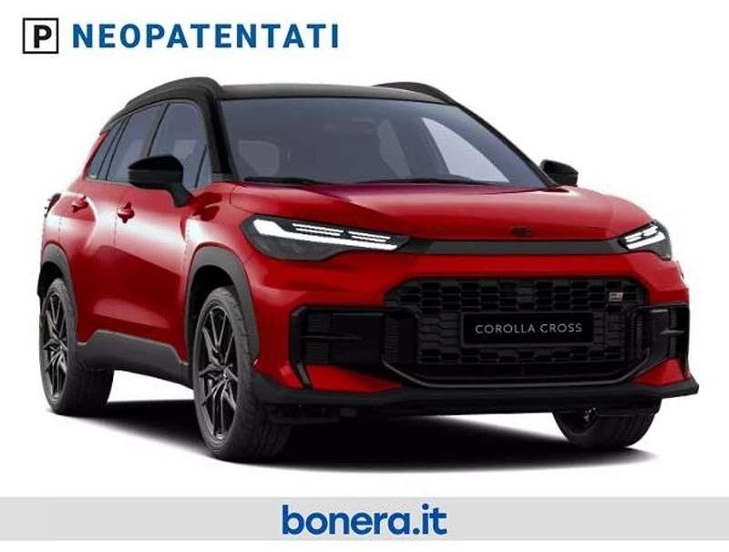 Nuova Toyota Corolla Cross Premium 179 CV (131 kW) 2026 Emotional red & black SUV