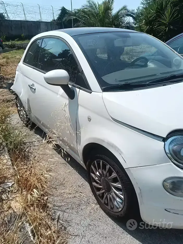 Usata Fiat 500 69 CV (50 kW) 2016 Bianco Utilitaria