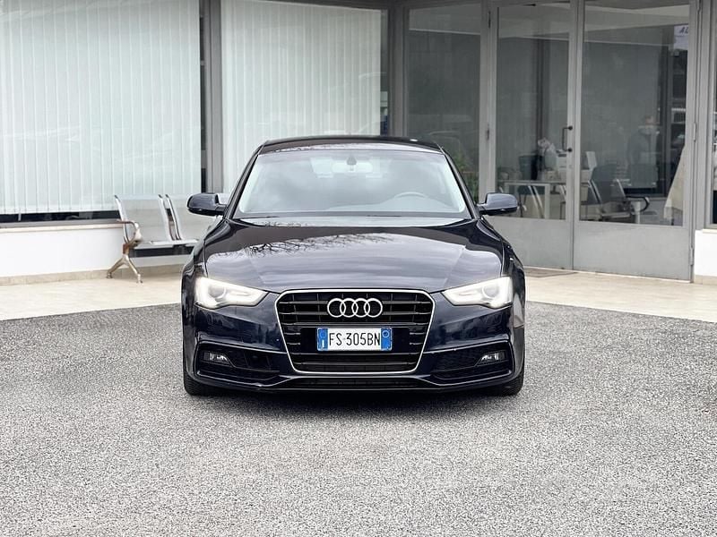 Usata Audi A5 S-Line 190 CV (139 kW) 2016 Blu Coupé