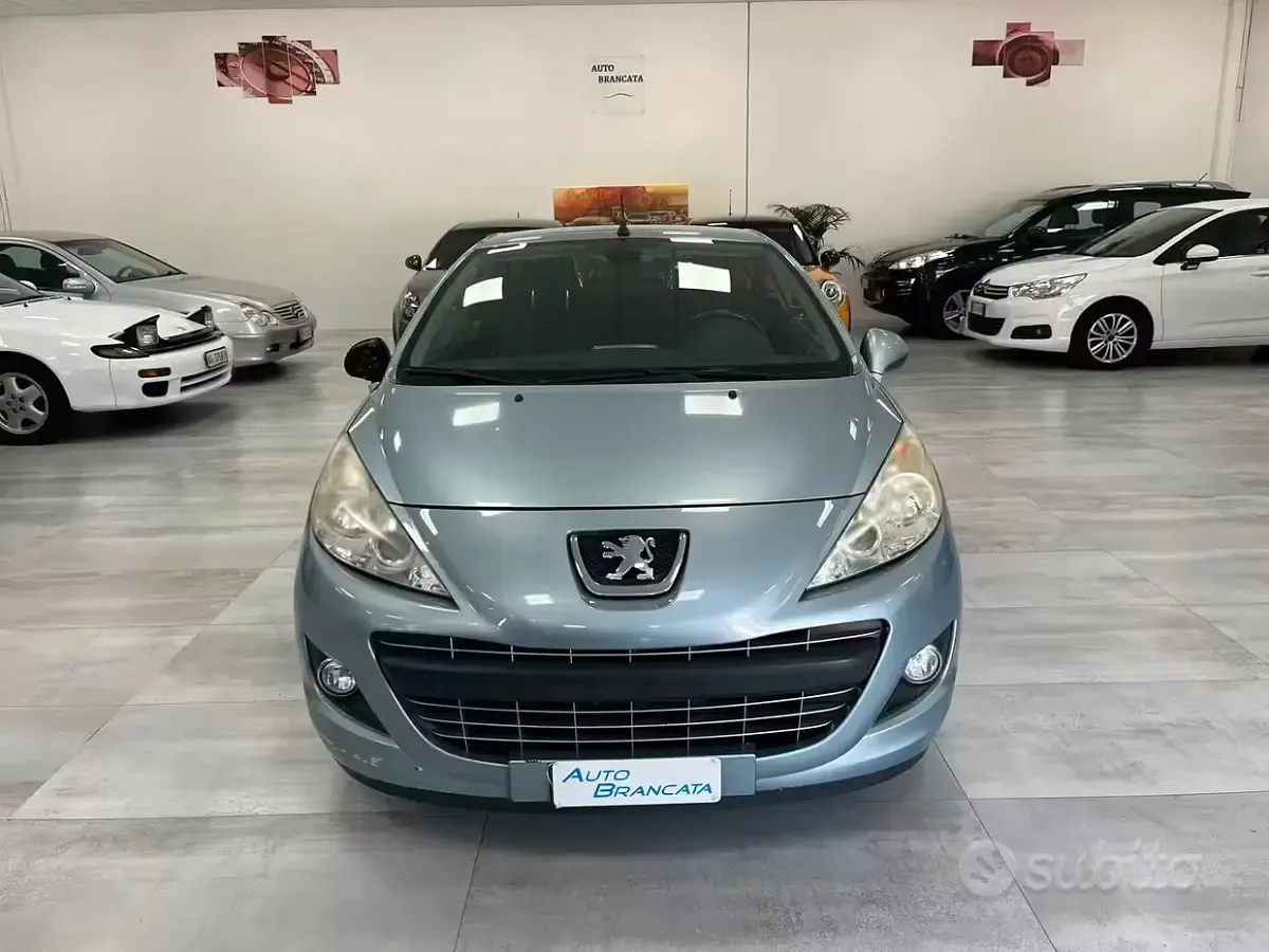 Usata Peugeot 207 CC 120 CV (88 kW) 2010 Blu/azzurro Cabrio