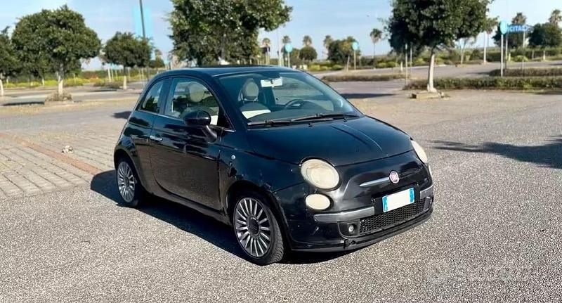 Usata Fiat 500 2008 Nero Utilitaria