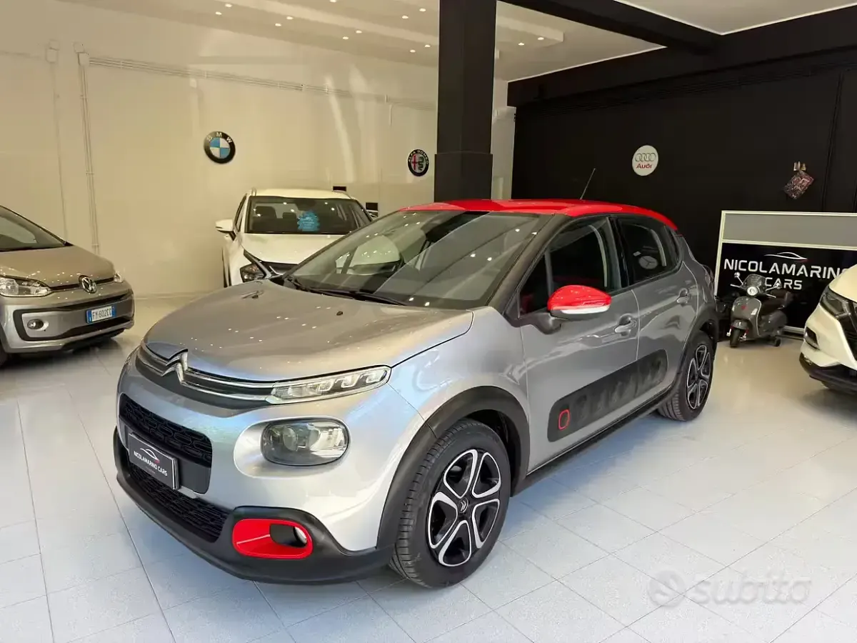 Usata Citroën C3 Shine 102 CV (75 kW) 2019 Grigio Utilitaria
