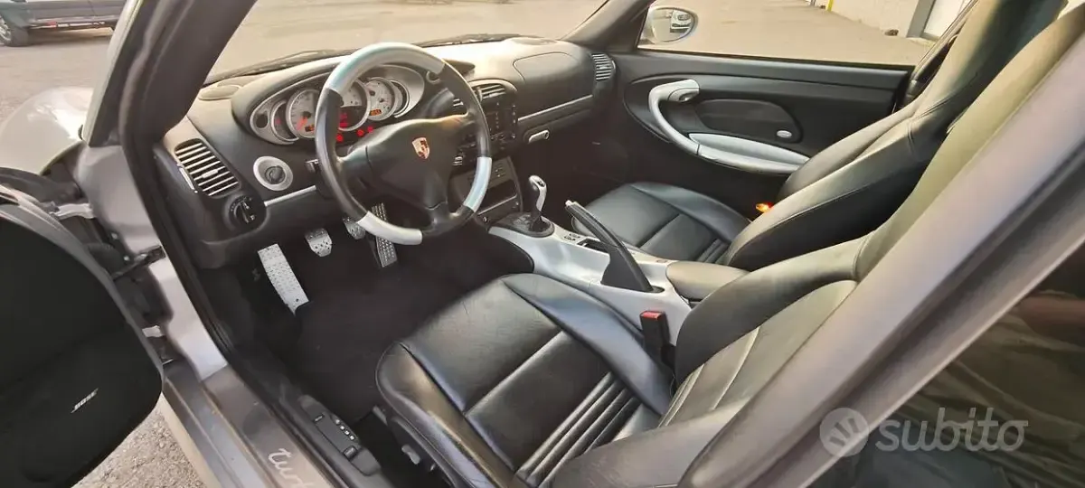 Usata Porsche 996 Turbo 420 CV (308 kW) 2003 Grigio Coupé