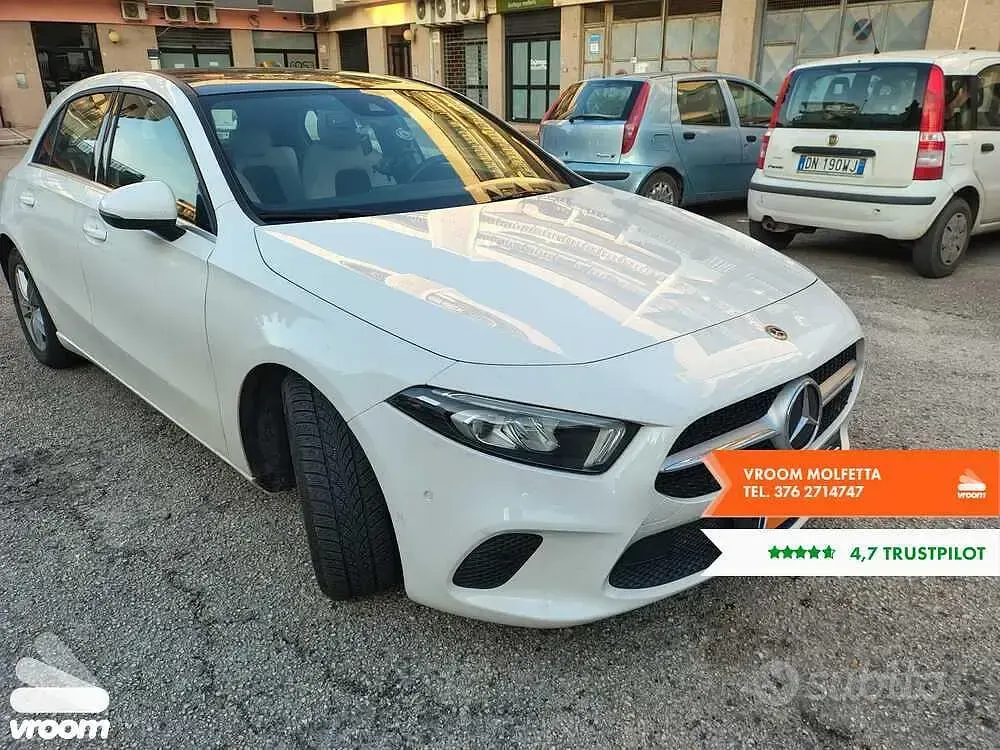Usata Mercedes A180 116 CV (85 kW) 2019 Bianco Berlina