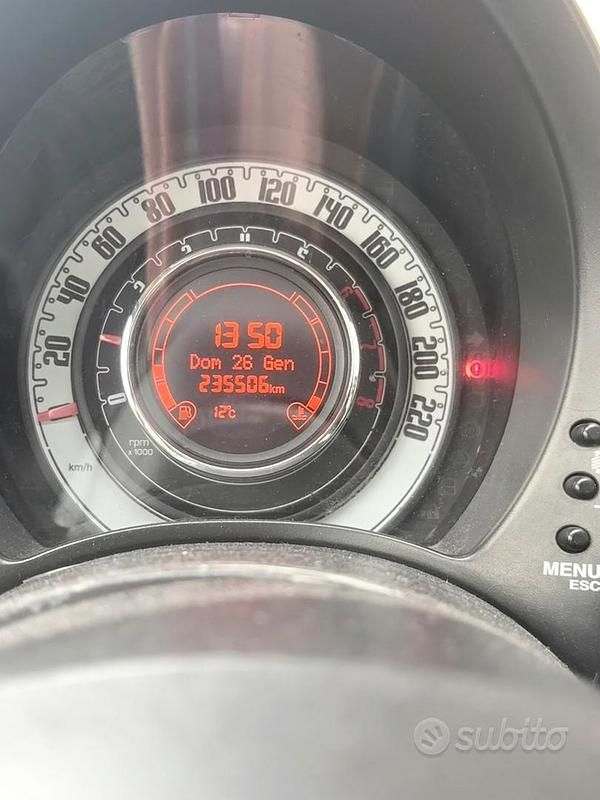 Usata Fiat 500 2008 Nero Berlina