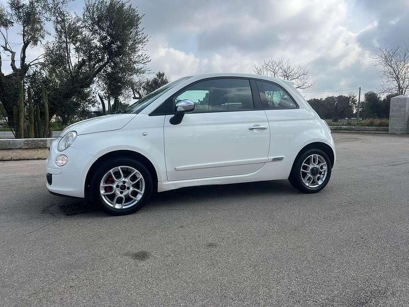 Usata Fiat 500 Sport 99 CV (72 kW) 2007 Bianco Utilitaria