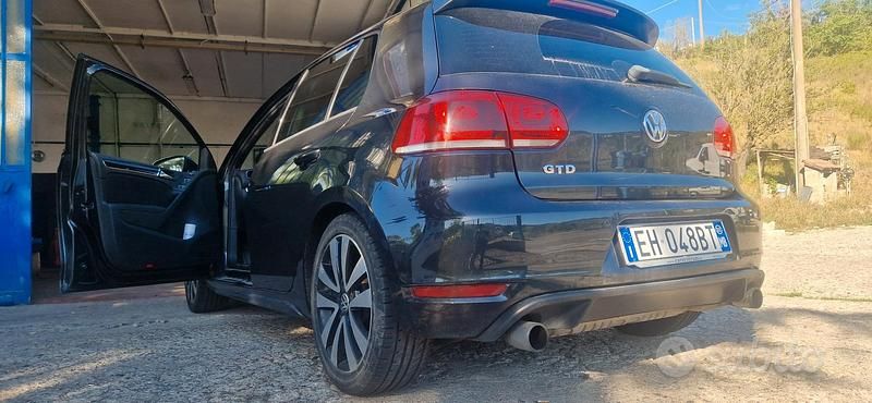 Usata VW Golf VI GTD 170 CV (125 kW) 2011 Grigio Utilitaria