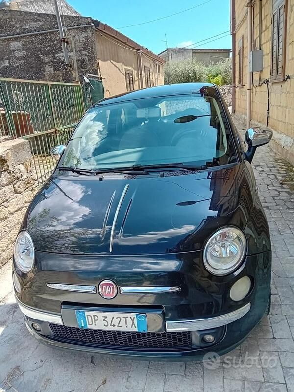 Usata Fiat 500 2008 Nero Utilitaria