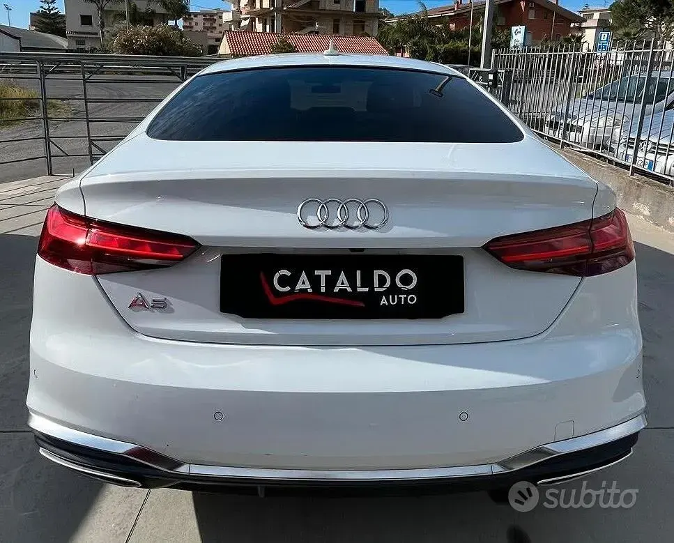 Usata Audi A5 Ambiente 190 CV (139 kW) 2020 Bianco Coupé