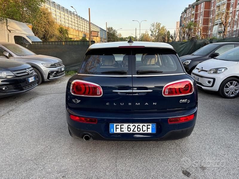 Usata Mini One D Clubman 116 CV (85 kW) 2016 Blu Station wagon