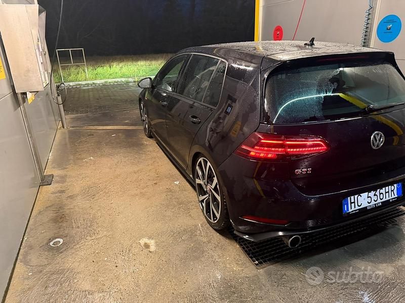 Usata VW Golf VII GTI 245 CV (180 kW) 2018 Nero Berlina