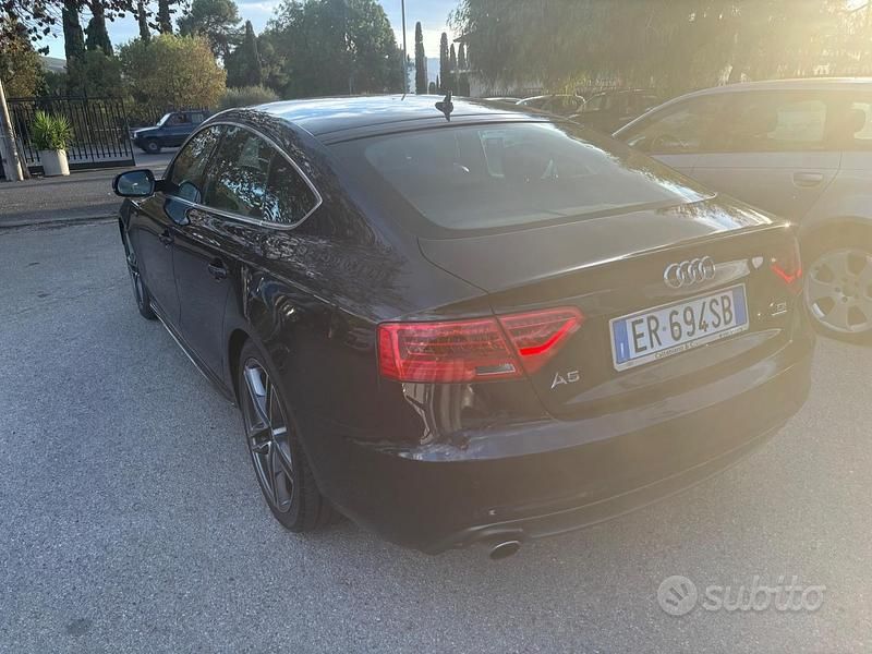 Usata Audi A5 S-Line 245 CV (180 kW) 2013 Blu Coupé