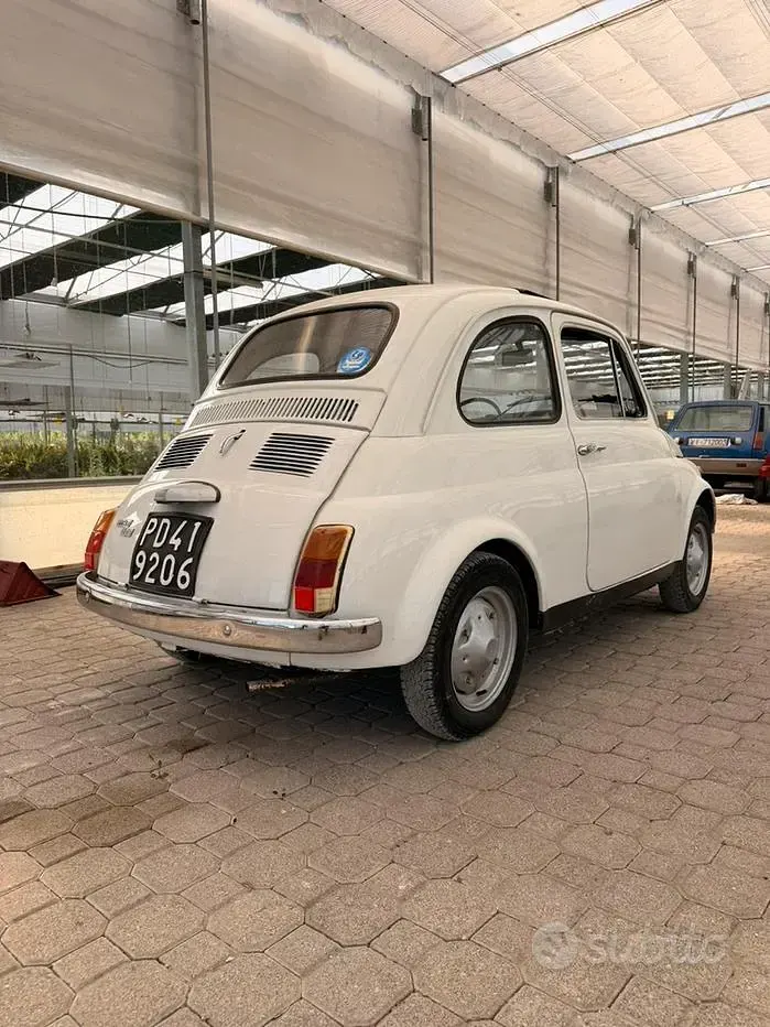 Usata Fiat 500 1970 Bianco Utilitaria