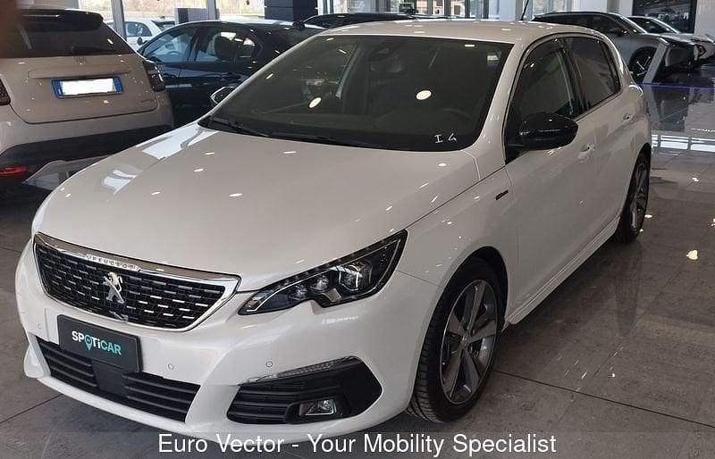 Usata Peugeot 308 GT-line 131 CV (96 kW) 2019 Bianco Utilitaria