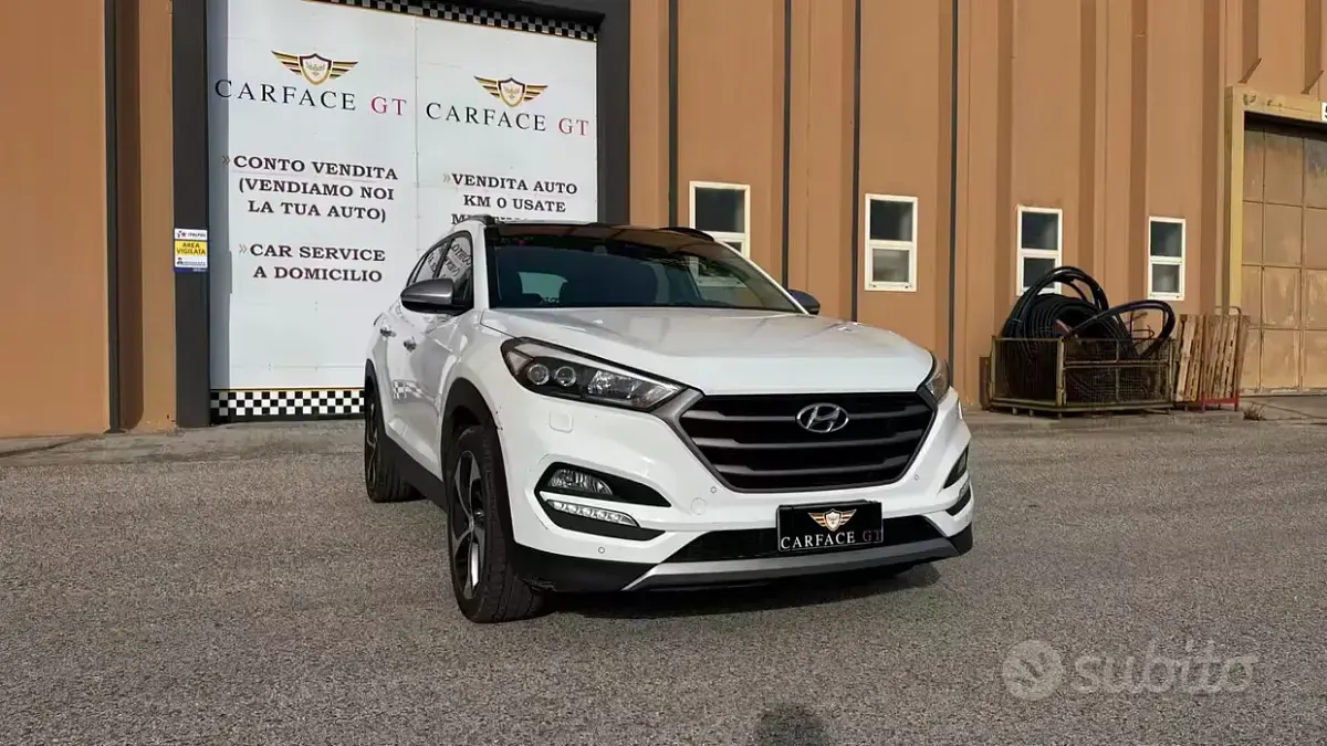 Usata Hyundai Tucson 116 CV (85 kW) 2018 Bianco SUV