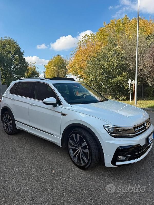 Usata VW Tiguan R-line 239 CV (175 kW) 2018 Bianco SUV