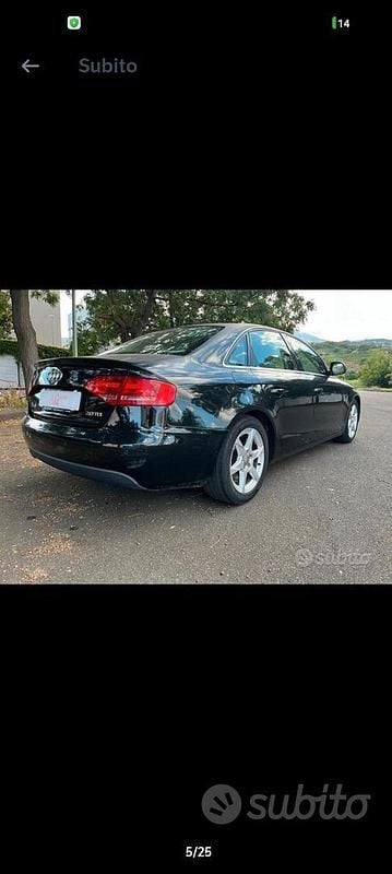 Usata Audi A4 Advanced 143 CV (105 kW) 2009 Nero Berlina