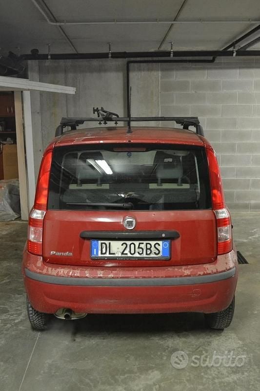 Usata Fiat Panda Dynamic 60 CV (44 kW) 2007 Rosso Utilitaria