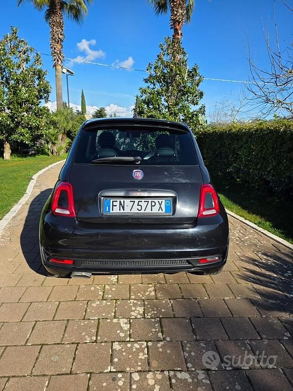 Usata Fiat 500S S 95 CV (69 kW) 2018 Nero Berlina