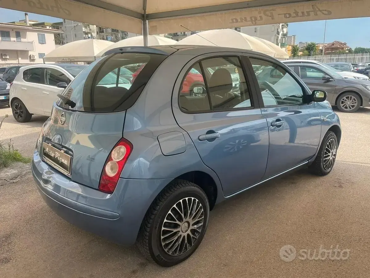 Usata Nissan Micra Acenta 80 CV (58 kW) 2008 Blu Berlina