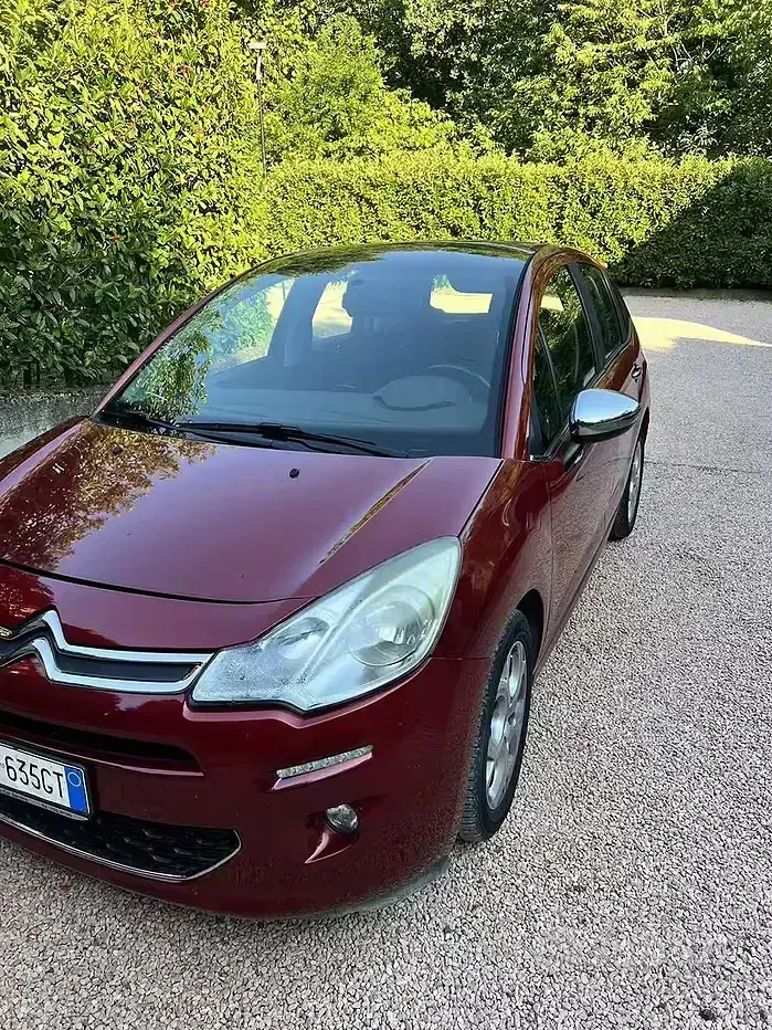 Usata Citroën C3 68 CV (50 kW) 2014 Rosso Berlina