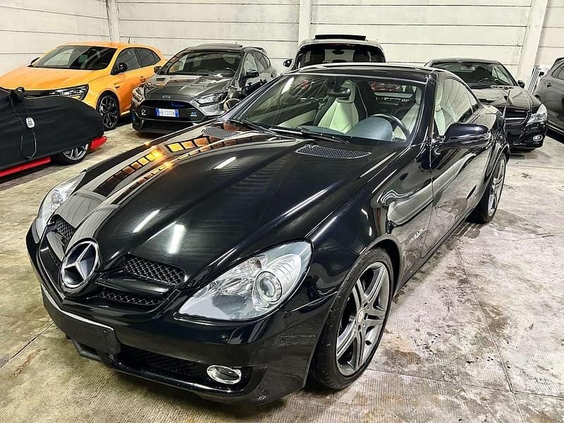 Usata Mercedes SLK200 2LOOK Edition 184 CV (135 kW) 2009 Nero Cabrio