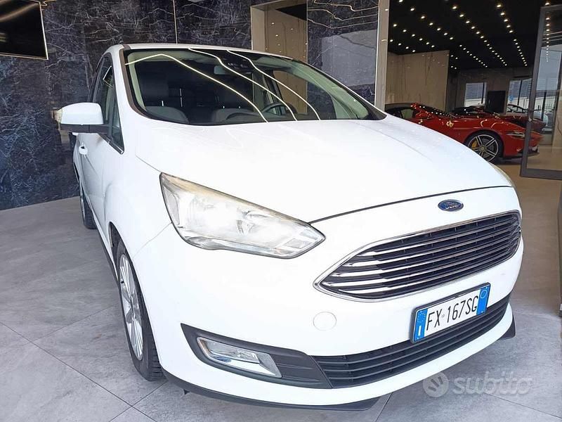 Usata Ford C-MAX Titanium 120 CV (88 kW) 2019 Bianco Monovolume