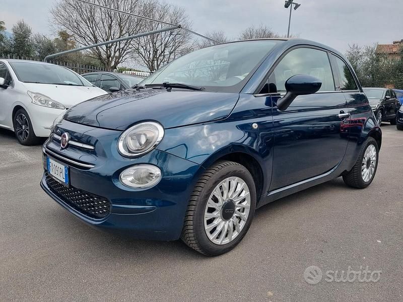 Blu Usata 2019 Fiat 500C Lounge Cabrio | 11.900 € (Buon prezzo) - Immagine 1/4