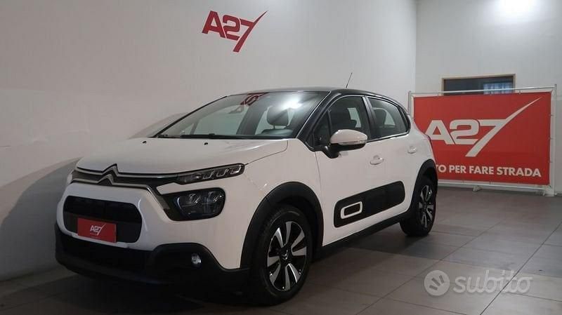 Bianco Usata 2022 Citroën C3 PureTech Due volumi | 12.400 € (Buon prezzo) - Immagine 1/4