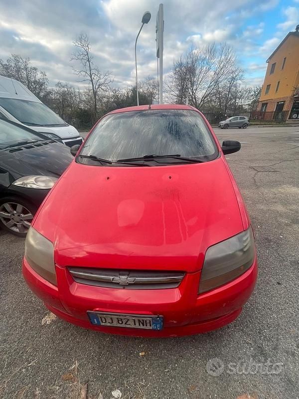 Rosso Usata 2007 Chevrolet Kalos Tre volumi | 1000 € - Immagine 1/4