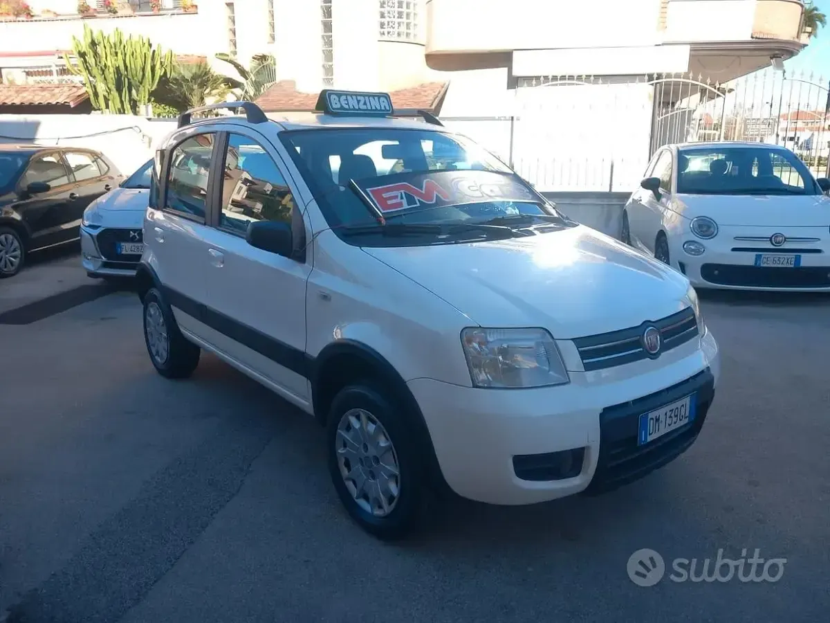 Occasion Fiat Panda 4x4 Climbing 60 ch (44 kW) 2009 Blanc Citadine