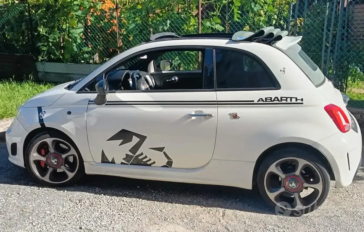 Usata Abarth 500C 140 CV (102 kW) 2011 Bianco Cabrio