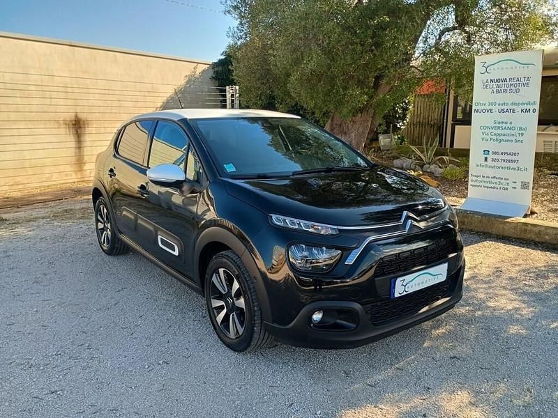 Usata Citroën C3 Shine 102 CV (75 kW) 2021 Nero Utilitaria