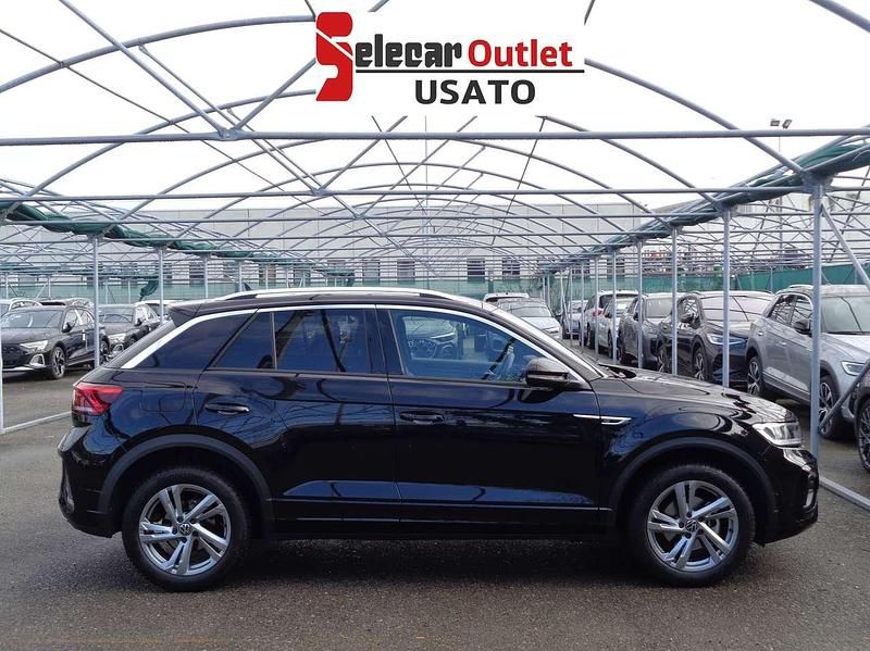 Usata VW T-Roc R-line 150 CV (110 kW) 2023 Nero SUV