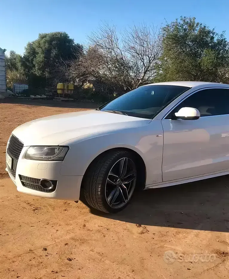 Usata Audi A5 190 CV (139 kW) 2009 Bianco Coupé