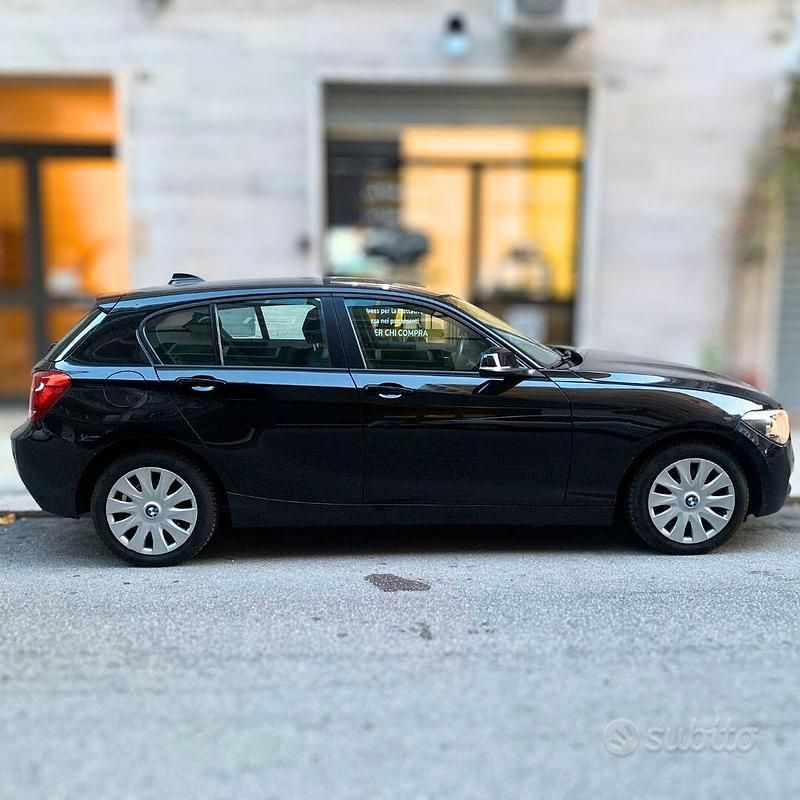 Usata BMW 116 Efficient Dynamics 135 CV (99 kW) 2012 Nero Utilitaria