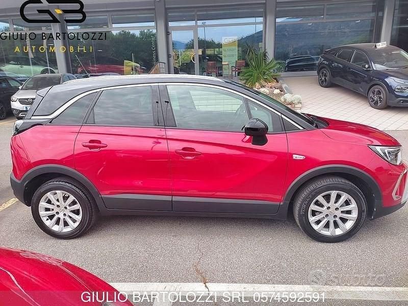 Usata Opel Crossland X 110 CV (80 kW) 2021 Rosso SUV