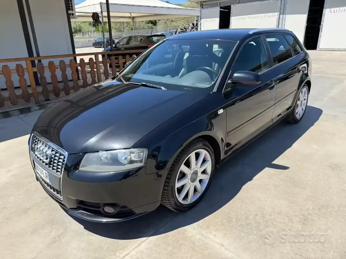 Usata Audi A3 S-Line 140 CV (102 kW) 2008 Nero Utilitaria