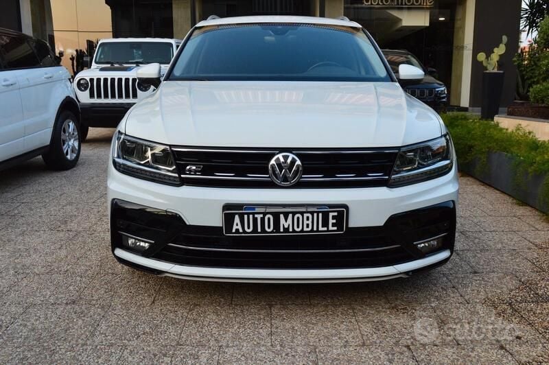 Bianco Usata 2020 VW Tiguan R-line SUV | 22.500 € (Ottimo prezzo) - Immagine 1/4