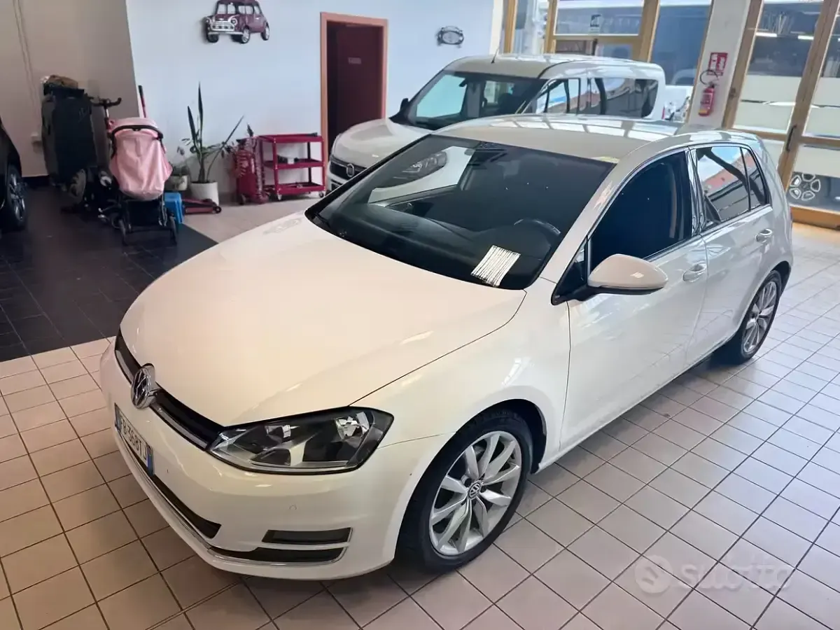 Usata VW Golf VII Highline 150 CV (110 kW) 2016 Bianco Berlina