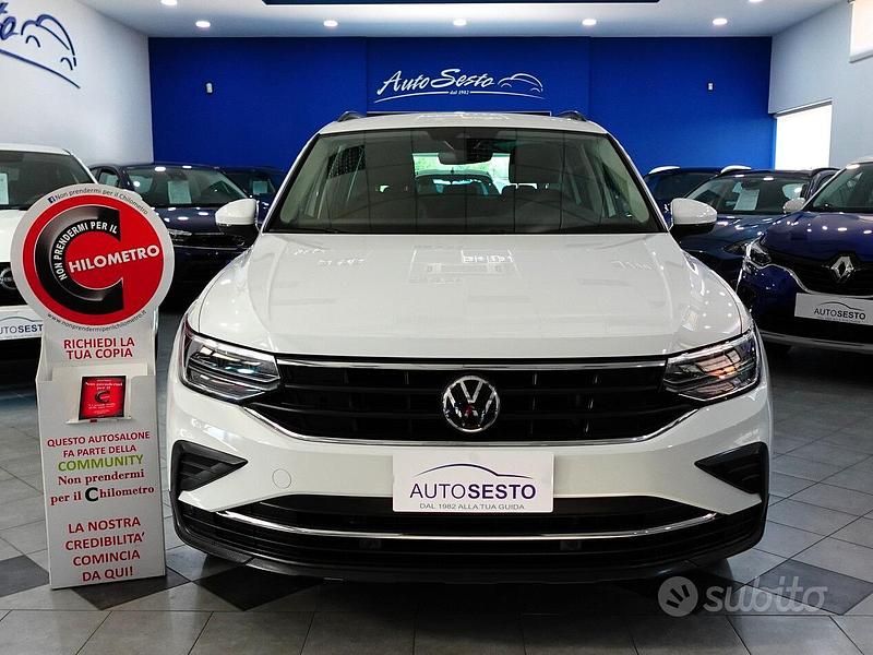 Usata VW Tiguan Life 150 CV (110 kW) 2021 Bianco SUV