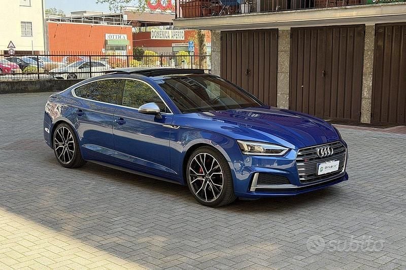 Usata Audi S5 Comfort 354 CV (260 kW) 2018 Blu Coupé