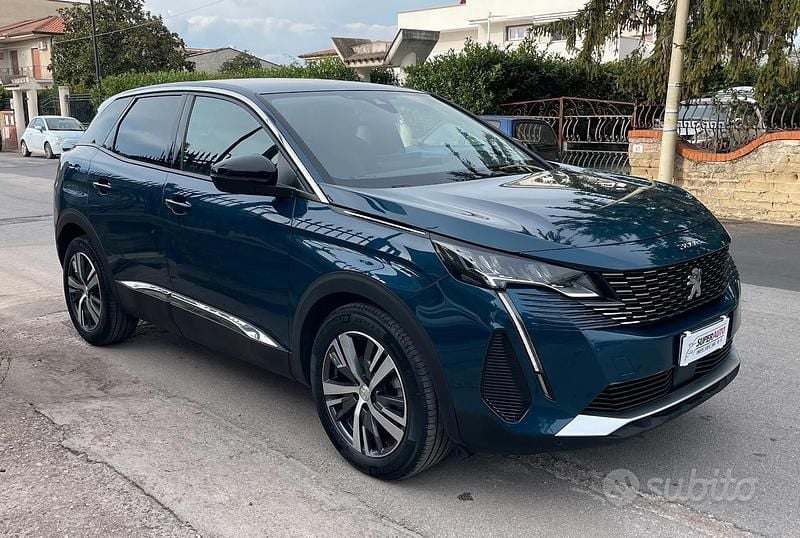 Usata Peugeot 3008 Allure 131 CV (96 kW) 2022 Blu Berlina